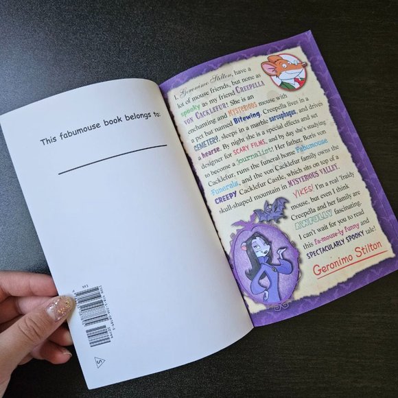 4/$20 Haunted Dinosaur (Creepella von Cacklefur 9): A Geronimo Stilton Adventure - Picture 2 of 5